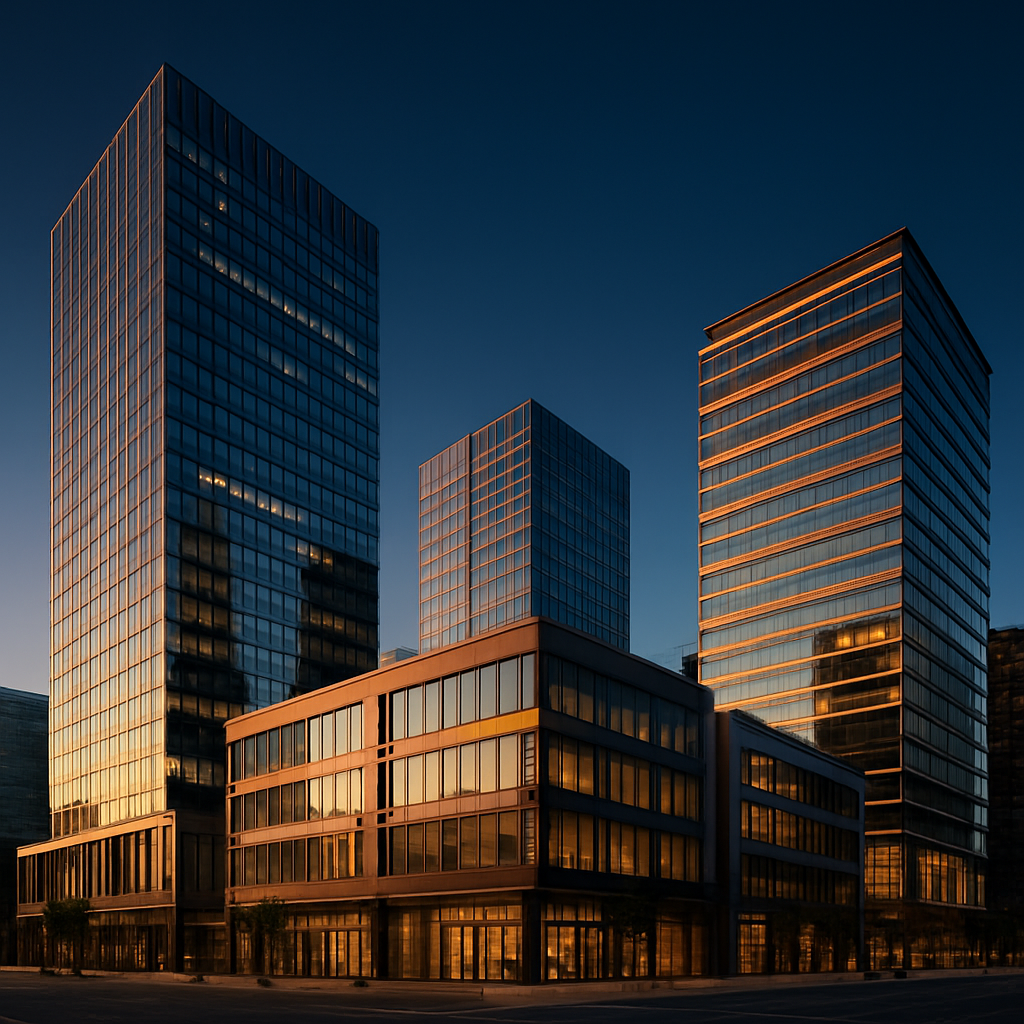 Commercial real estate buildings - multifamily, office, industrial properties