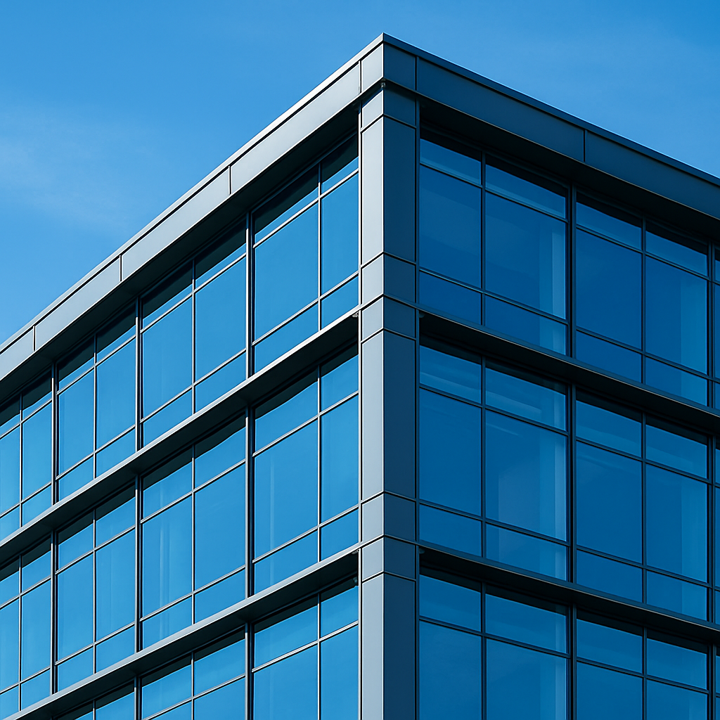 Modern commercial building