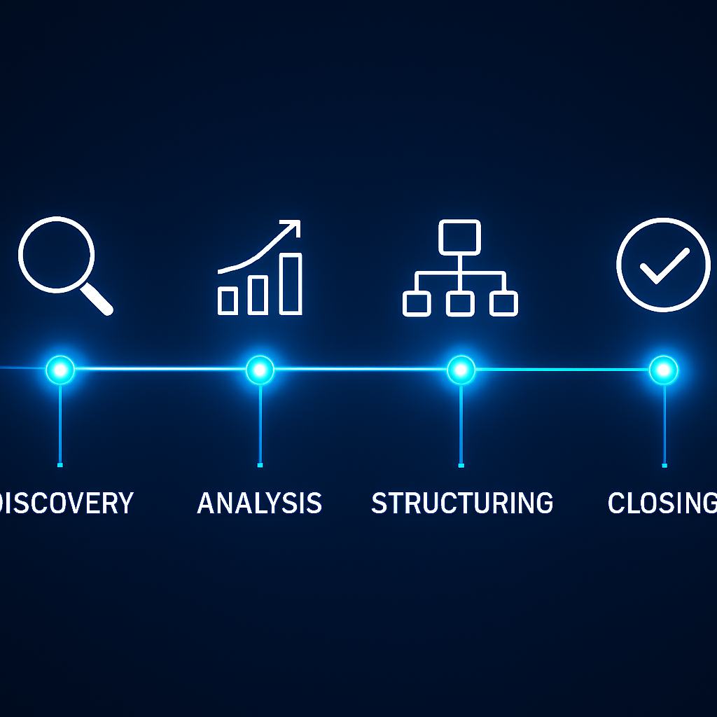 Commercial loan process timeline visualization
